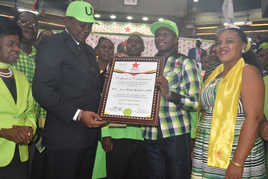 H.E President Uhuru Certificate